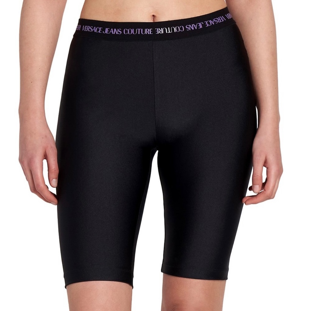 Versace Jeans Couture Logo Band Bike Shorts